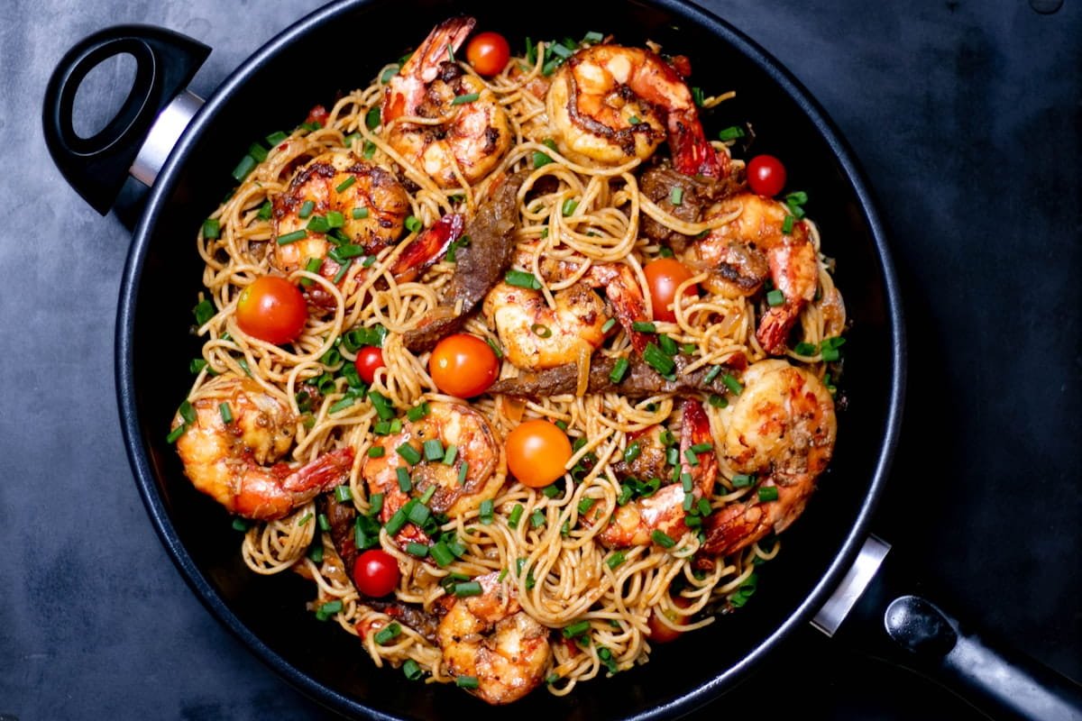 Shrimp and Broccoli Rabe Pasta