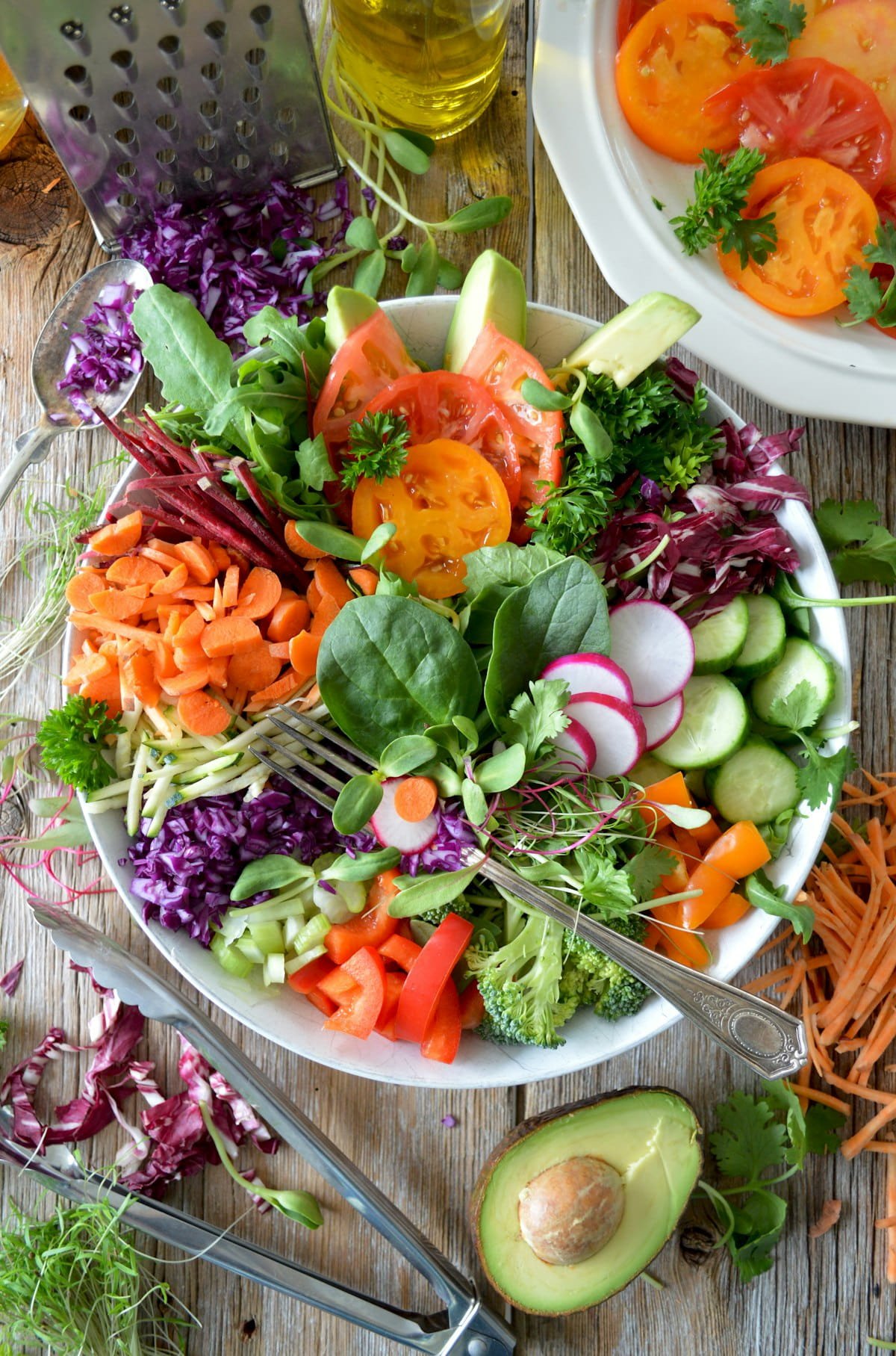 Fresh no-cook summer salad